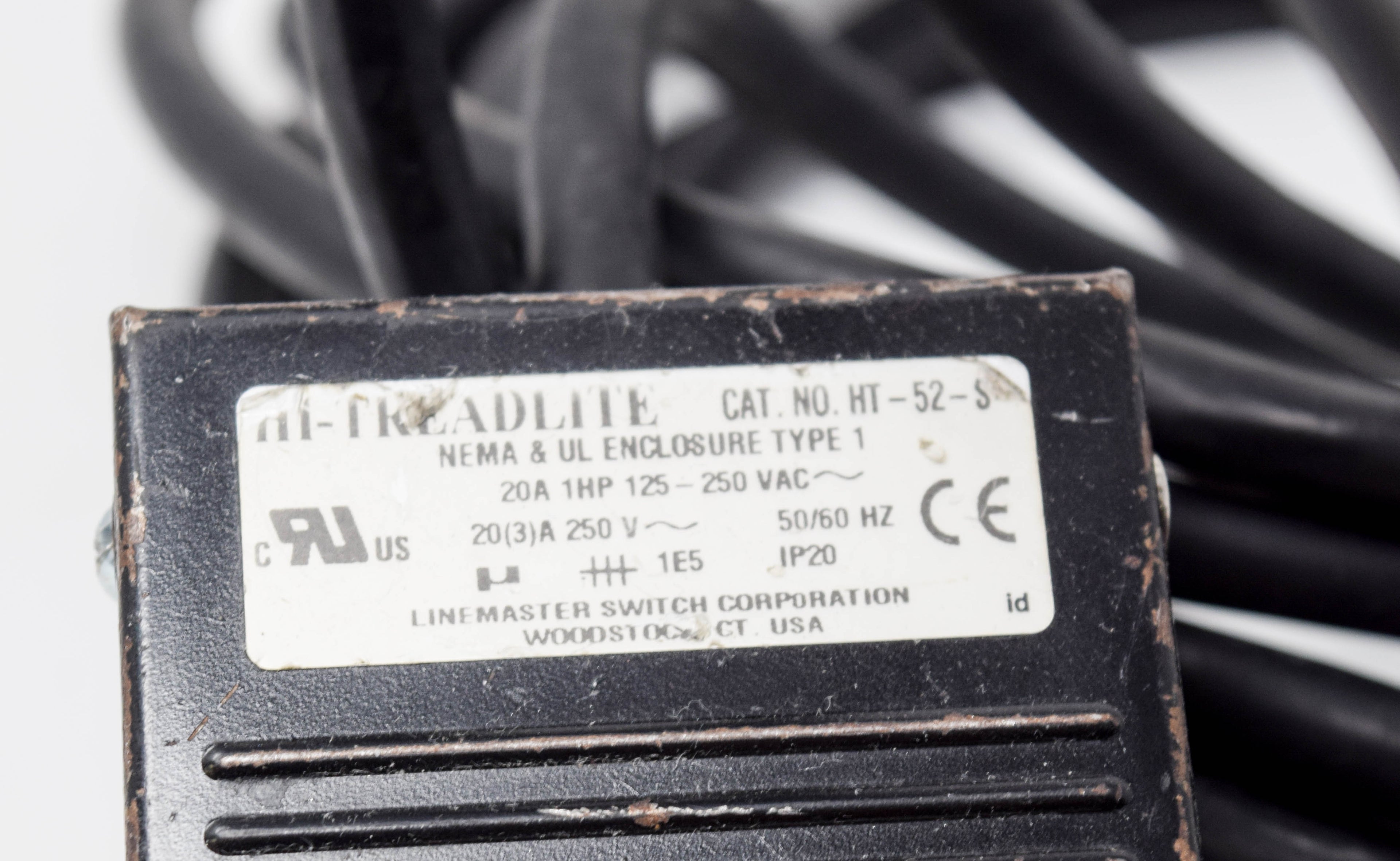 Hi Treadlite Linemaster HT-52-S Treadlite II Foot Switch Electrical Single Pedal