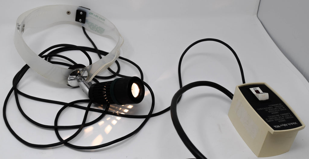 Welch Allyn 49003 79003 Halogen Headband Exam Light w/ Power Supply Headlight