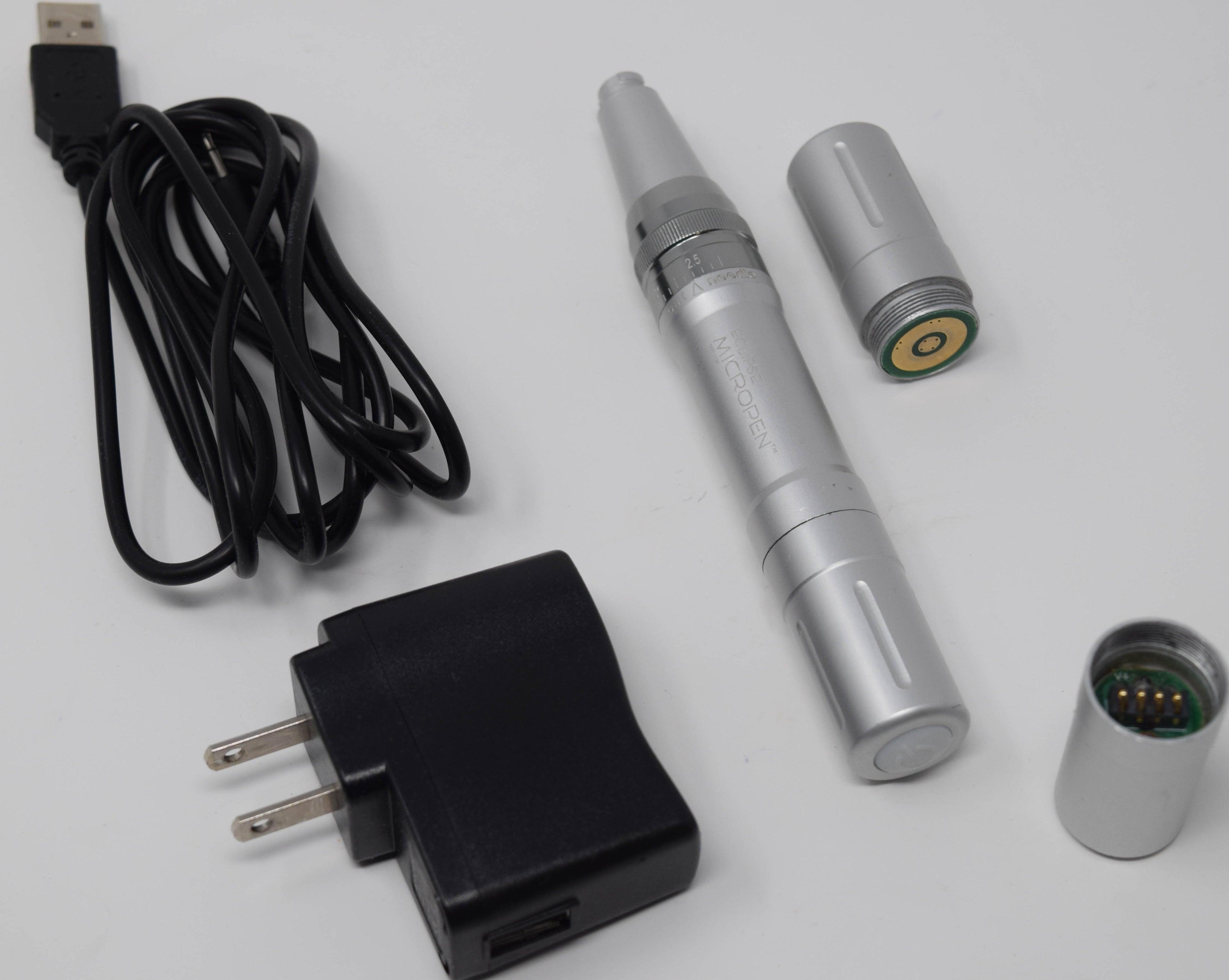 Silver Eclipse MicroPen Mp1136 Aesthetics Kit MicroNeedling Micro Needle DEMO