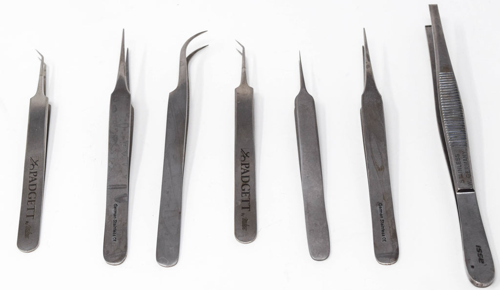 Adson Tissue Dressing Forceps Tweezer Type Lot of 7 Stainless Steel SS