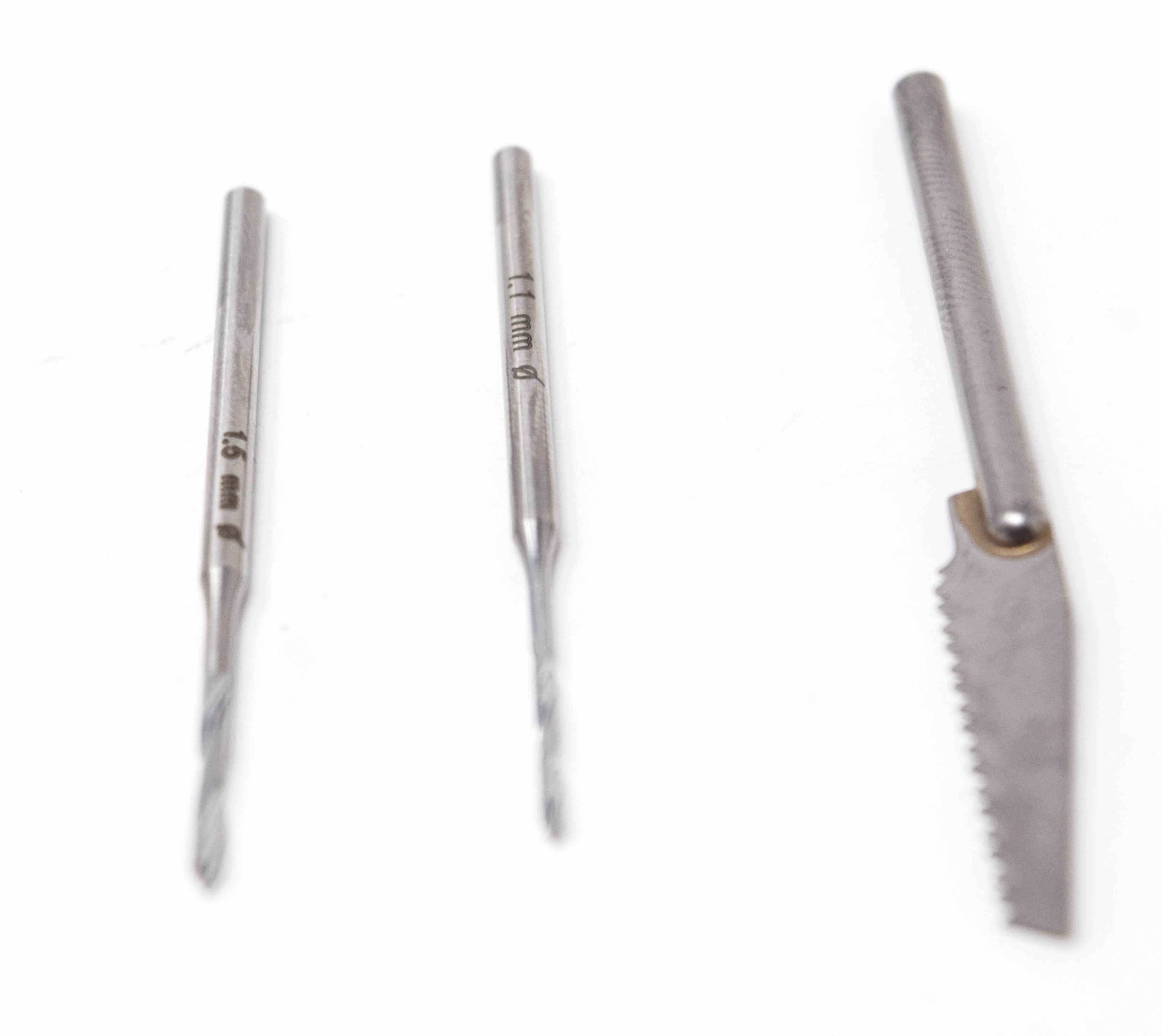 Twist Drill Bit Orthopedic 1.1 mm 1.5mm & Small Bone Saw Blade