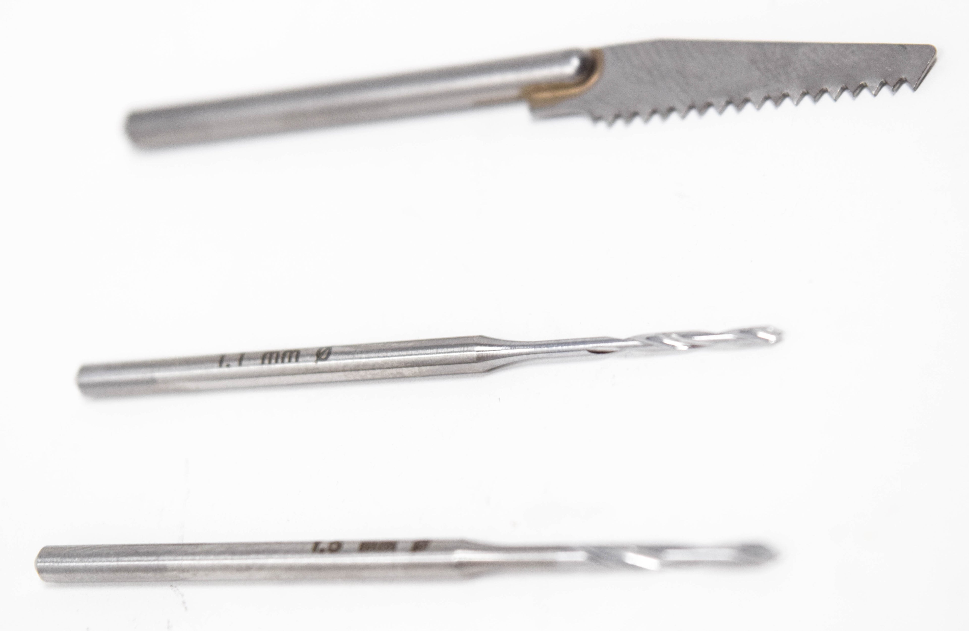 Twist Drill Bit Orthopedic 1.1 mm 1.5mm & Small Bone Saw Blade
