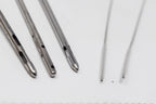 Cannula Surgical Needle Set of 3 w 2 Brush Cleaners Suction Lot SS