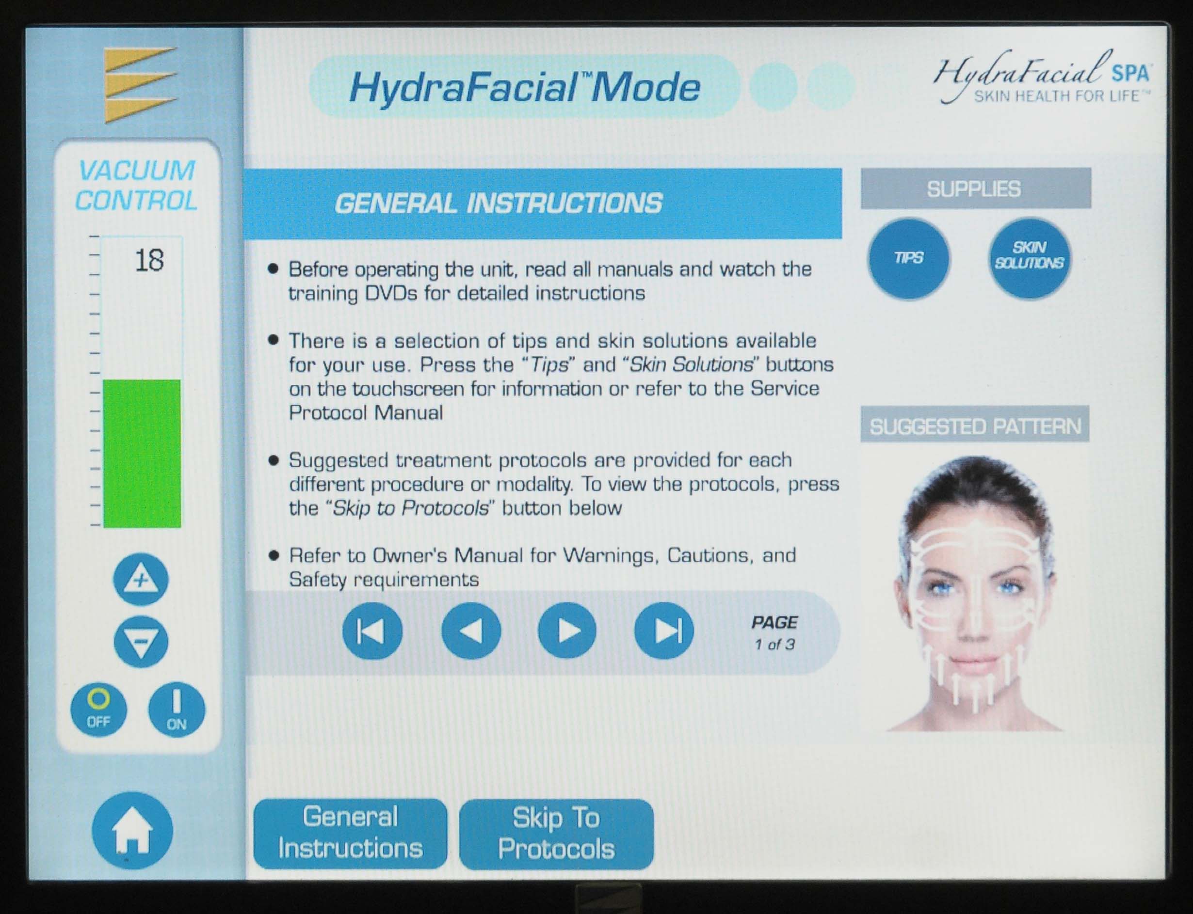 2011 Edge Systems Hydrafacial Dermabrasion HydroFacial Skin Therapy Hydra Facial