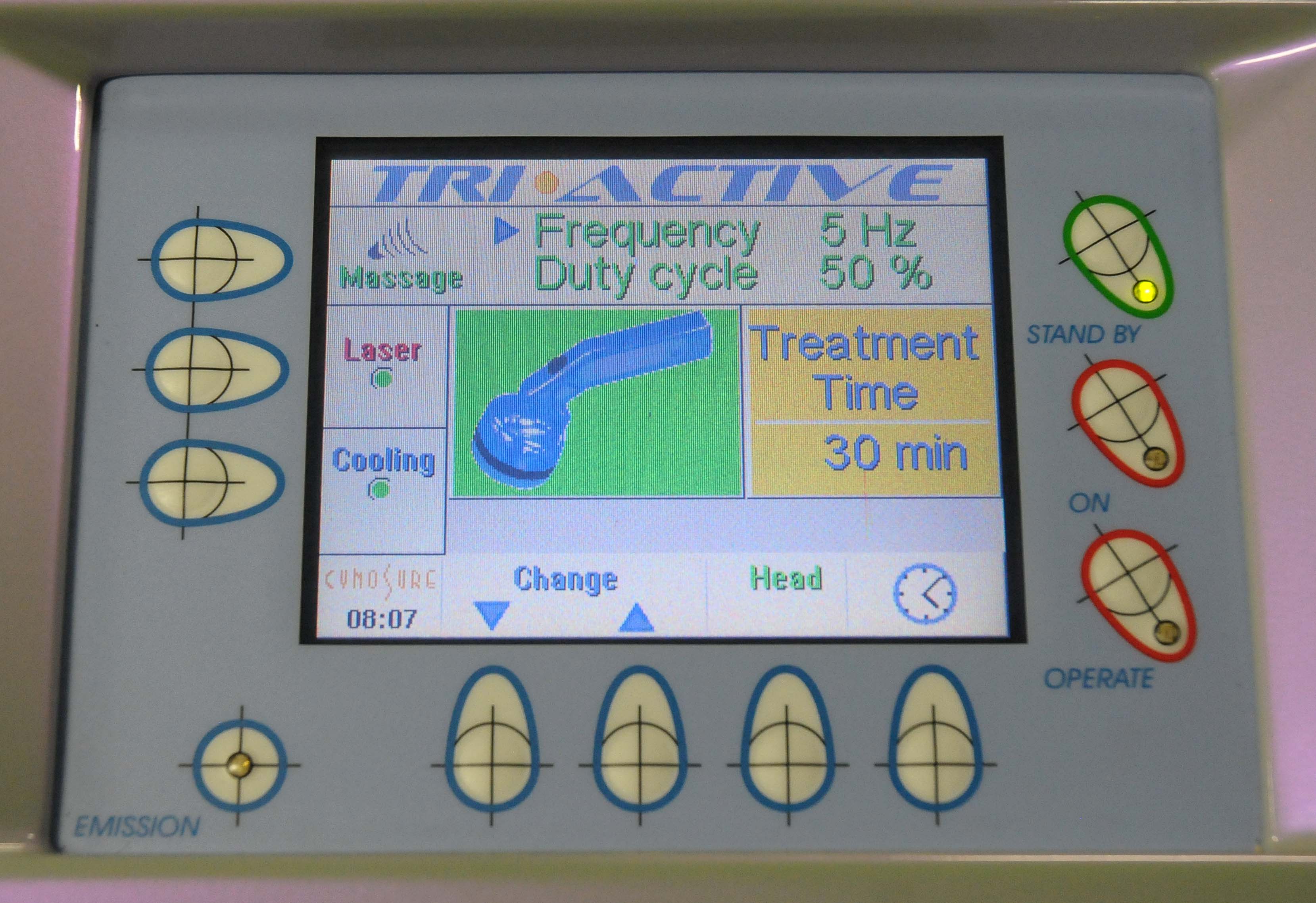 2007 Cynosure Tri-Active Cellulite Reduction Diode Laser Triactive