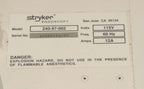 Stryker Endoscopy Metal Video Cabinet Rolling Medical Cart Multispecialty Office