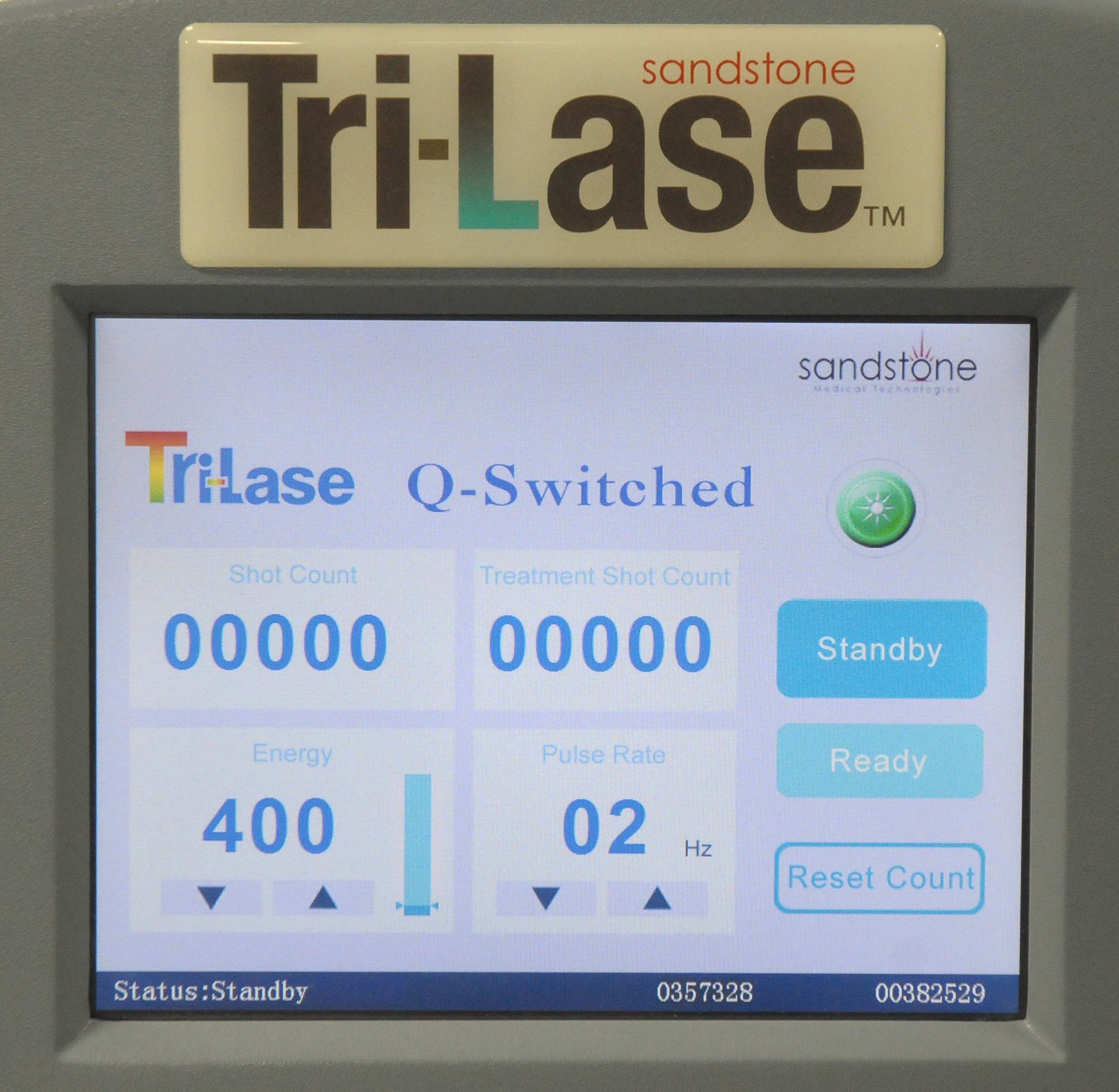 2012 Ellman Sandstone Tri-Lase Q-Switched Laser Nd:YAG Tattoo Removal TriLase