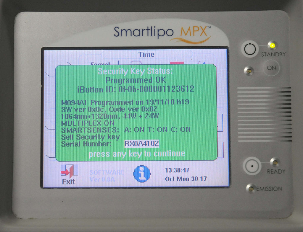 2008 Cynosure SmartLipo MPX 24 Watt Nd:Yag Laser System 1064nm 1320nm Facial Leg
