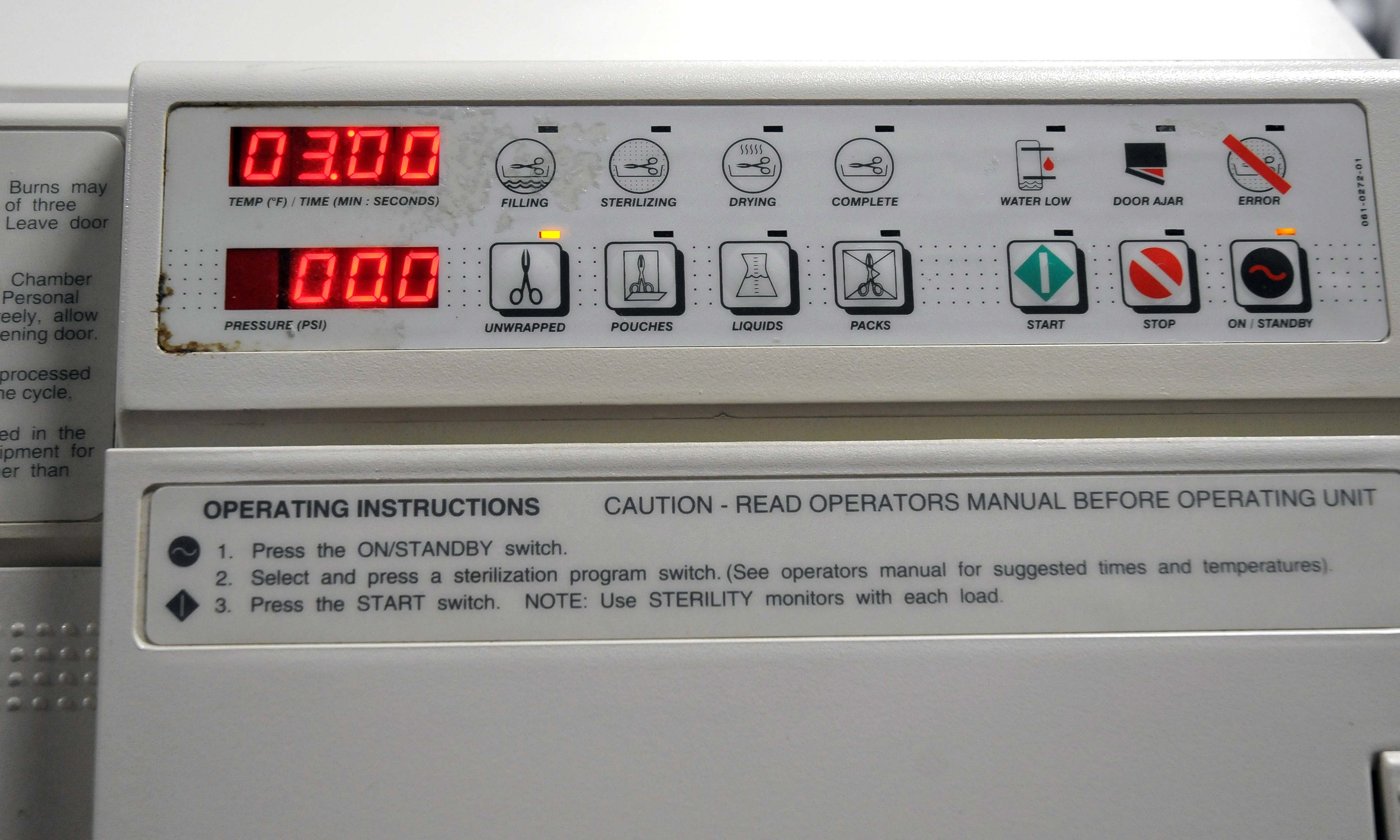 Midmark Ritter M11 Autoclave Ultraclave Sterilizer Steam Chamber M 11 w/ 2 Trays