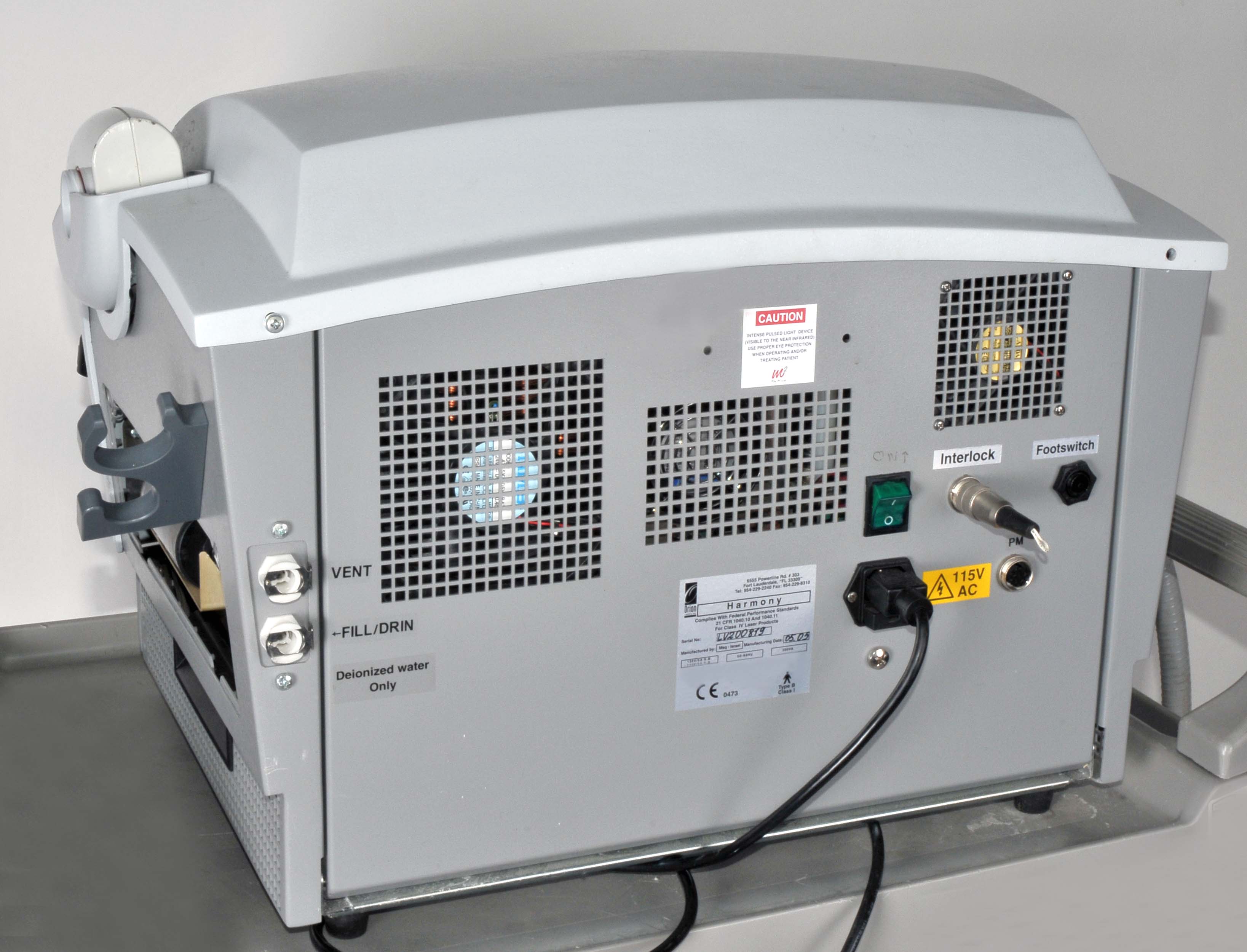 2005 Orion Lasers Harmony Alma IPL w/3 Handpieces Hair Removal Pigment Vascular