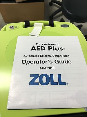 ZOLL AED PLUS AHA 2010 CASE CABINET NO WEAR