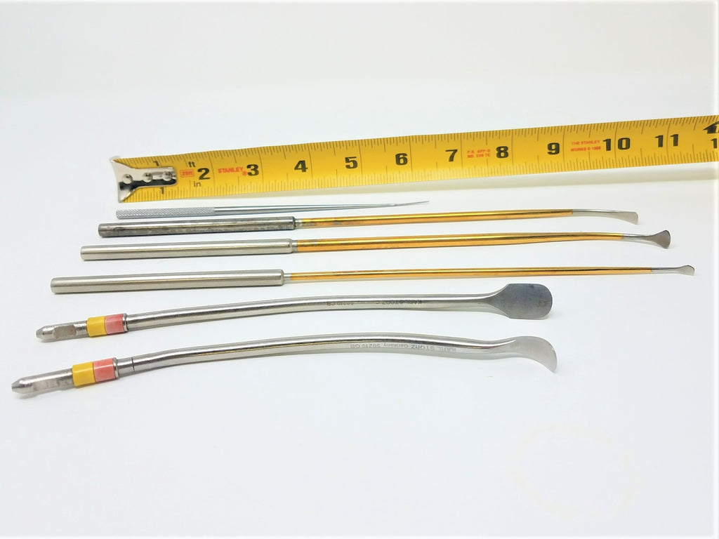 Surgical Breast Disector Spatula Instruments Set of 6 Tools Various Sizes