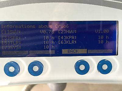 Zimmer Cryo 6 Six GREAT Condition Notice Use Screen in photos; No arm include