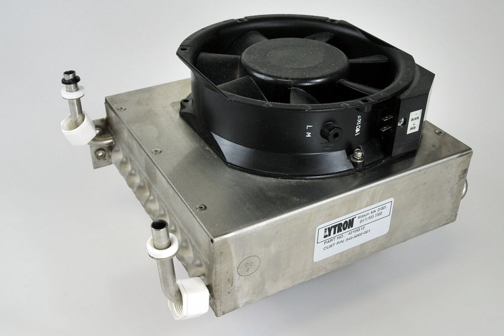 Lytron Heat Exchange P/N: 4210G12 Laser Cooler Liquid Radiator 3/8" Tubes