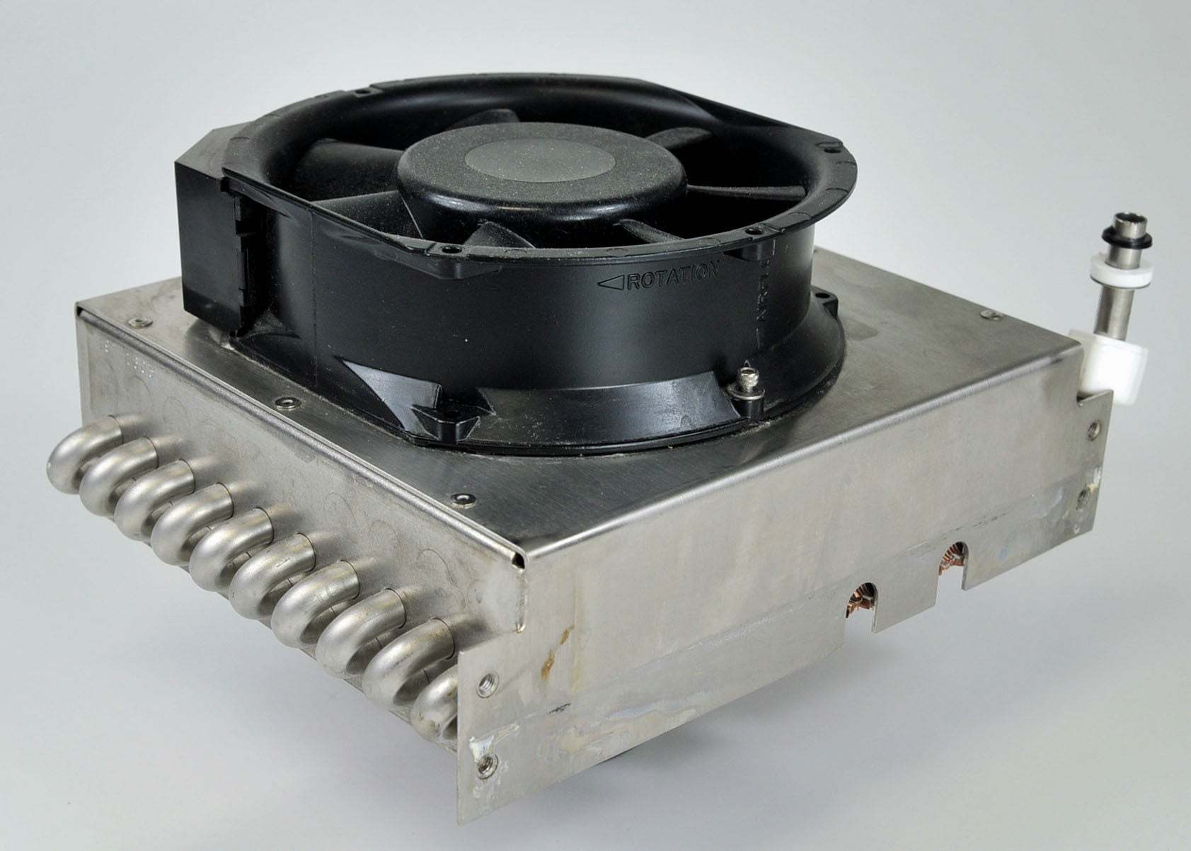 Lytron Heat Exchange P/N: 4210G12 Laser Cooler Liquid Radiator 3/8" Tubes