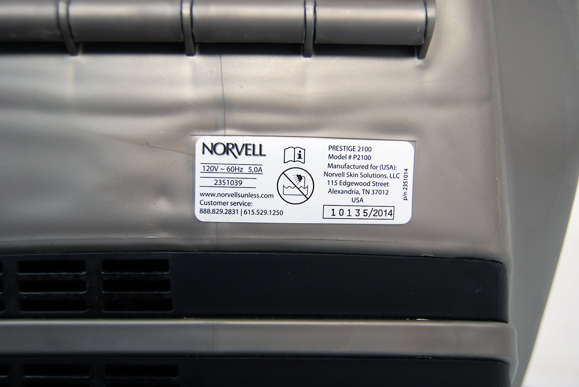Norvell Sunless Prestige 2100 Pro Series HVLP Spray Tan Tanning System