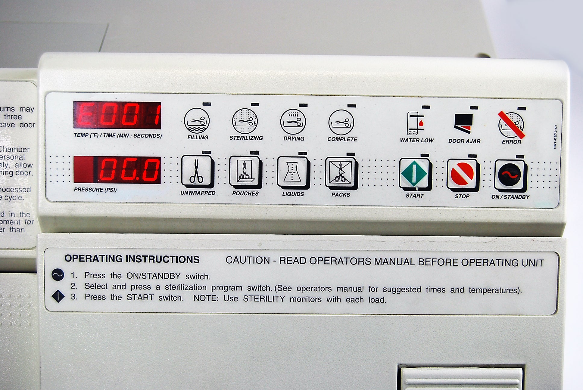 Ritter M9 Ultraclave Sterilizer Midmark M9-001 Autoclave 1999 Mid Mark Ultra Clave