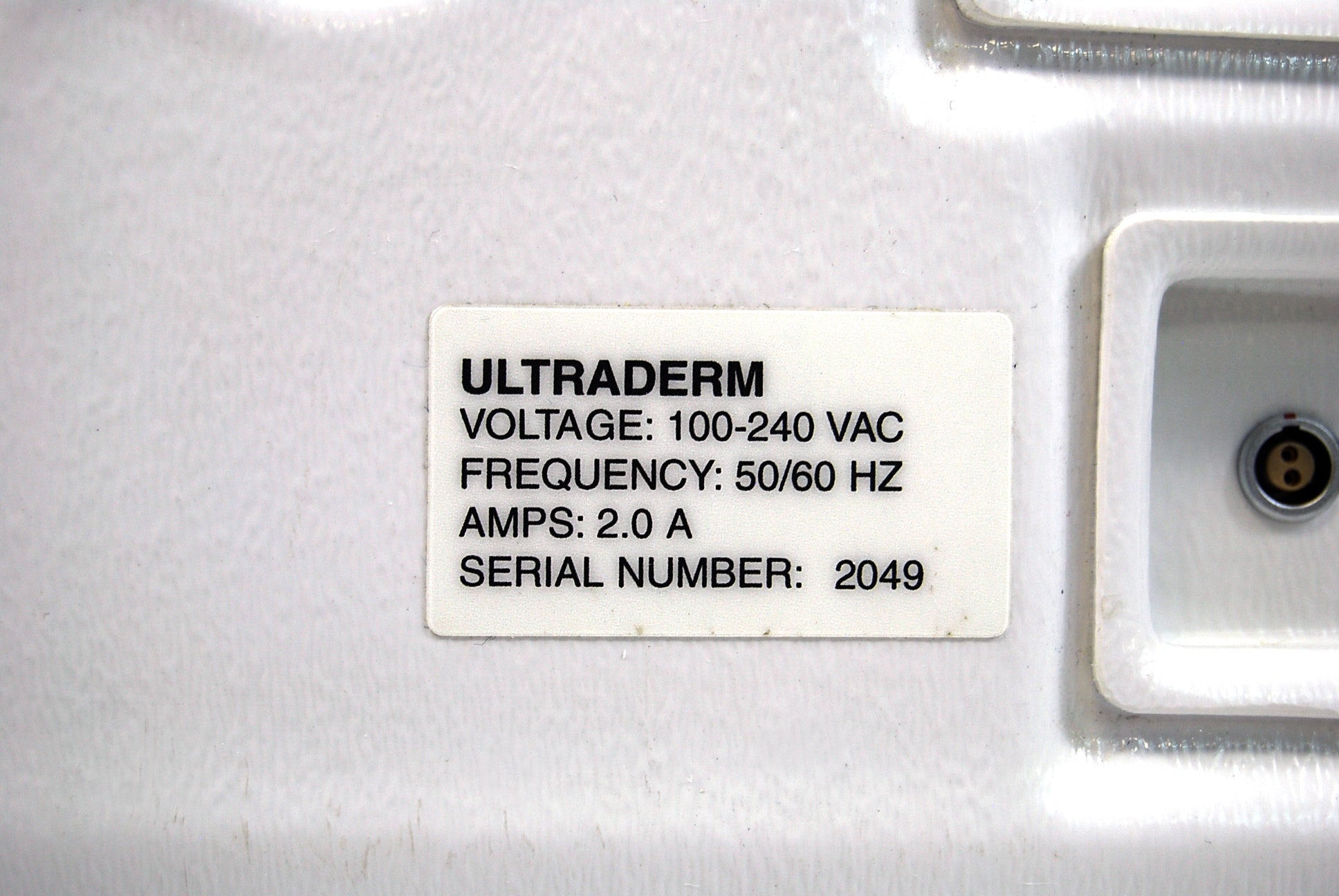 MultiDerm Ultraderm 2049 Unit Exfoliation Topical Infusion West Coast Laser