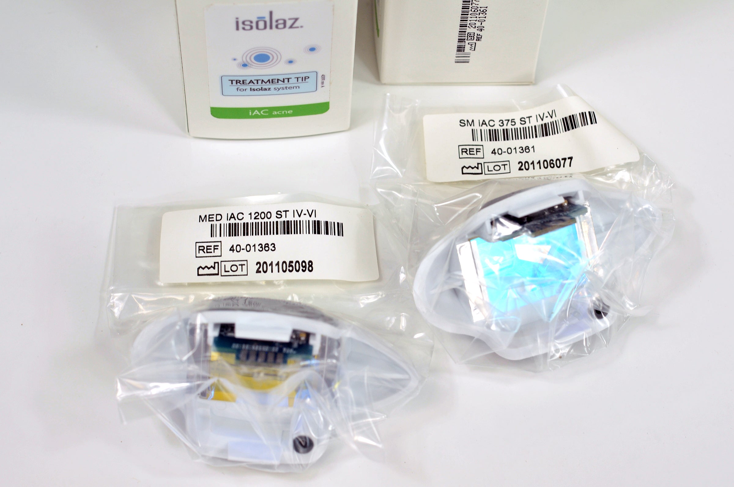 Solta Treatment Tip x2 PCS Isolaz iAC Acne MED 1200 ST IV-VI 40-01363 LOT OF 2