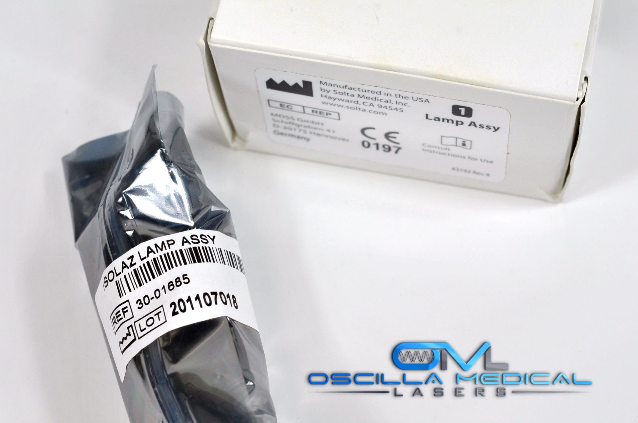 Solta Medical Isolaz Lamp Assy 30-01685 2011 Assembly New NIB