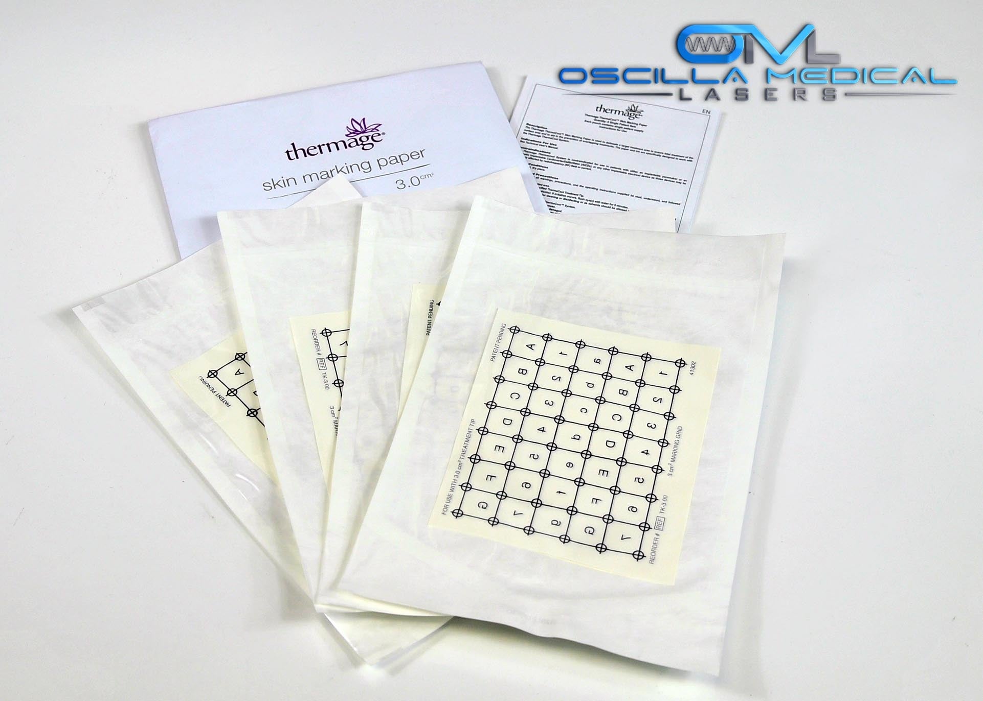 Solta Medical Skin Marking Paper 3.0CM² Thermage TK-3.00 4 Single Patient Sets