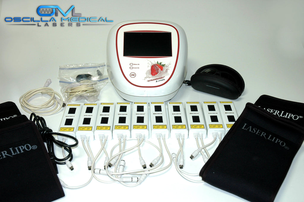 20XX LaserLipo Strawberry & Cream Laser System NEW Dual Motor Vibration Machine