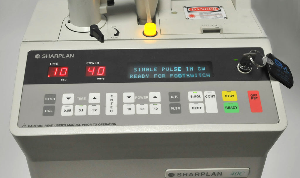 Laser Industries Sharplan 40C 40 Watt - CO2 Laser System Compact Powerful - 1999