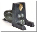 Sphinx Through a Wall Bronze Nude Fine Art Sculptor: Josep Maria Subirachs Rare