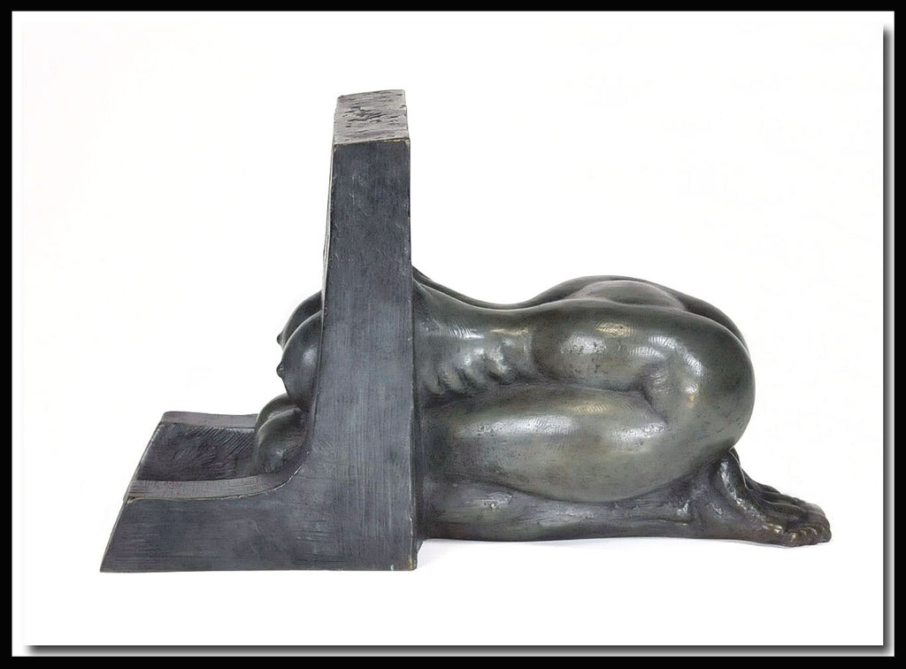 Sphinx Through a Wall Bronze Nude Fine Art Sculptor: Josep Maria Subirachs Rare