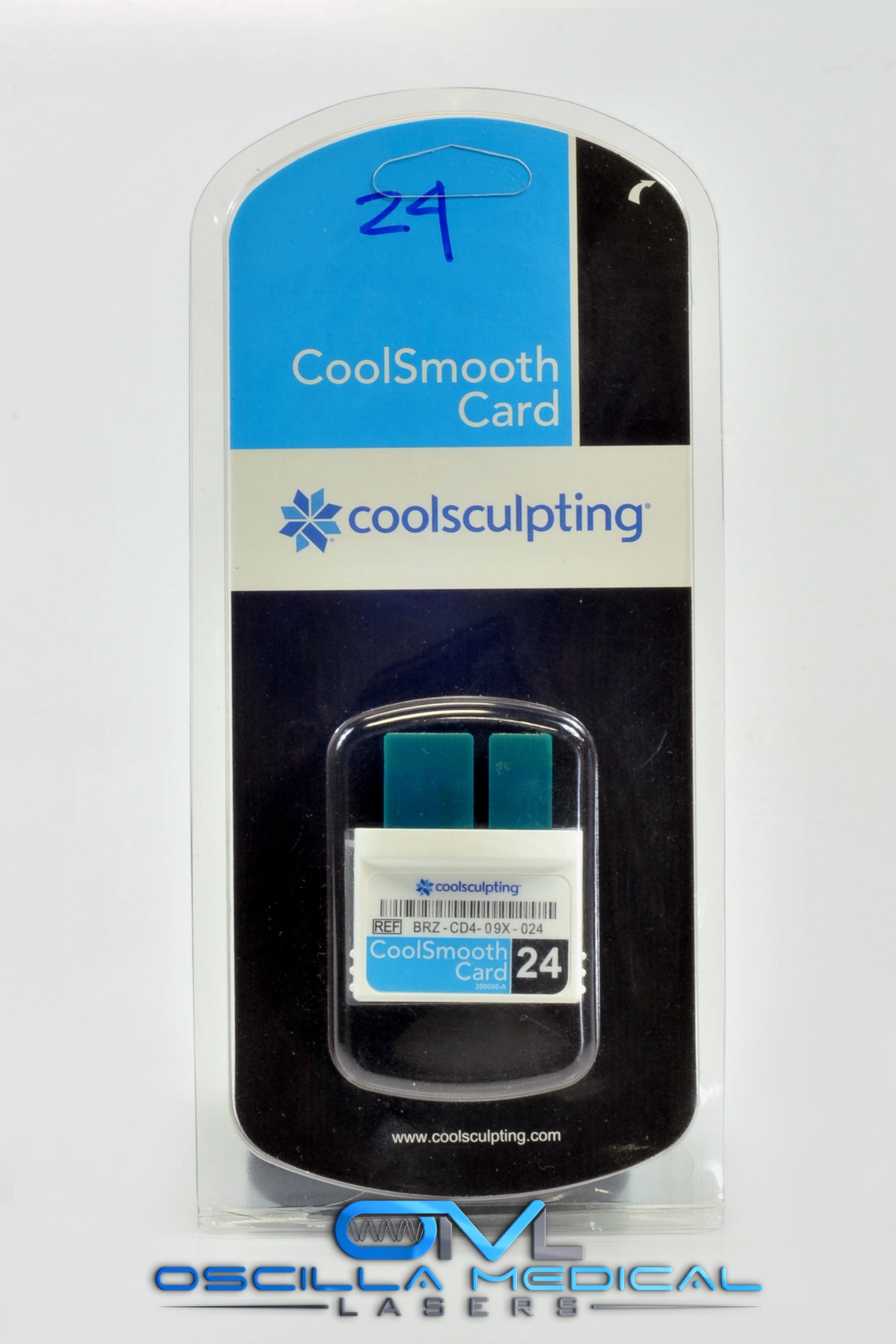 24 Cycle Card - Zeltiq Coolsculpting CoolSmooth - BRZ-CD4-09X-024 Cool Sculpting