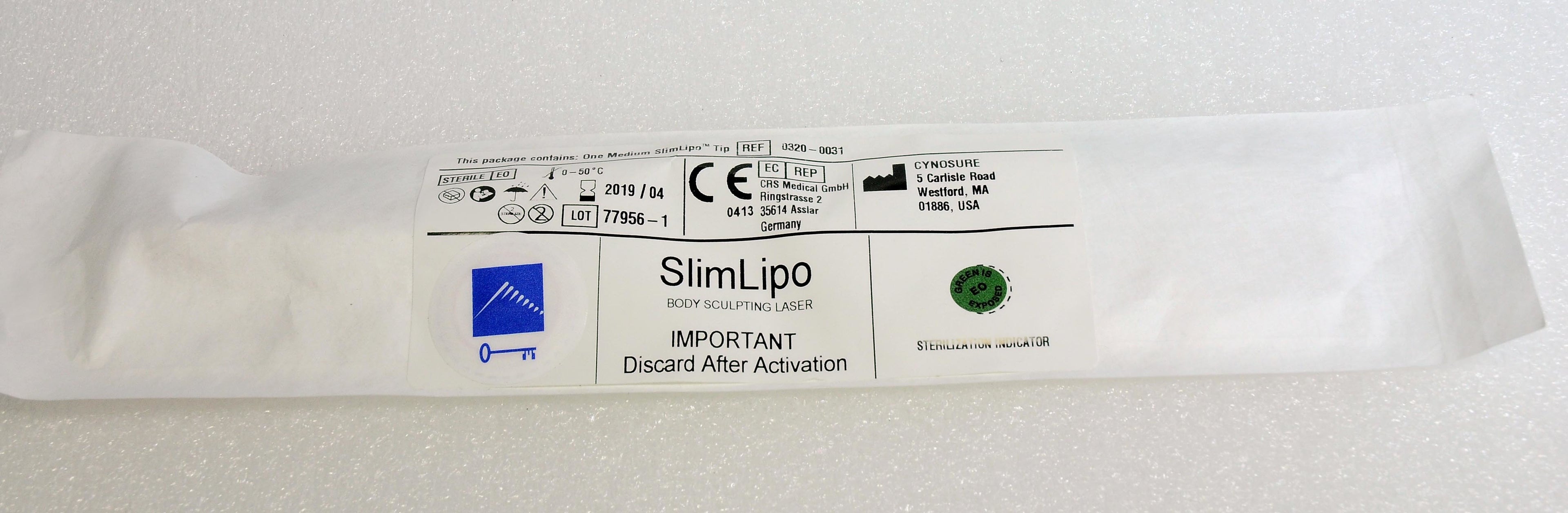 Cynosure Aspire SlimLipo Body Sculpting Laser Medium Tip - 0320-0031 Palomar NEW