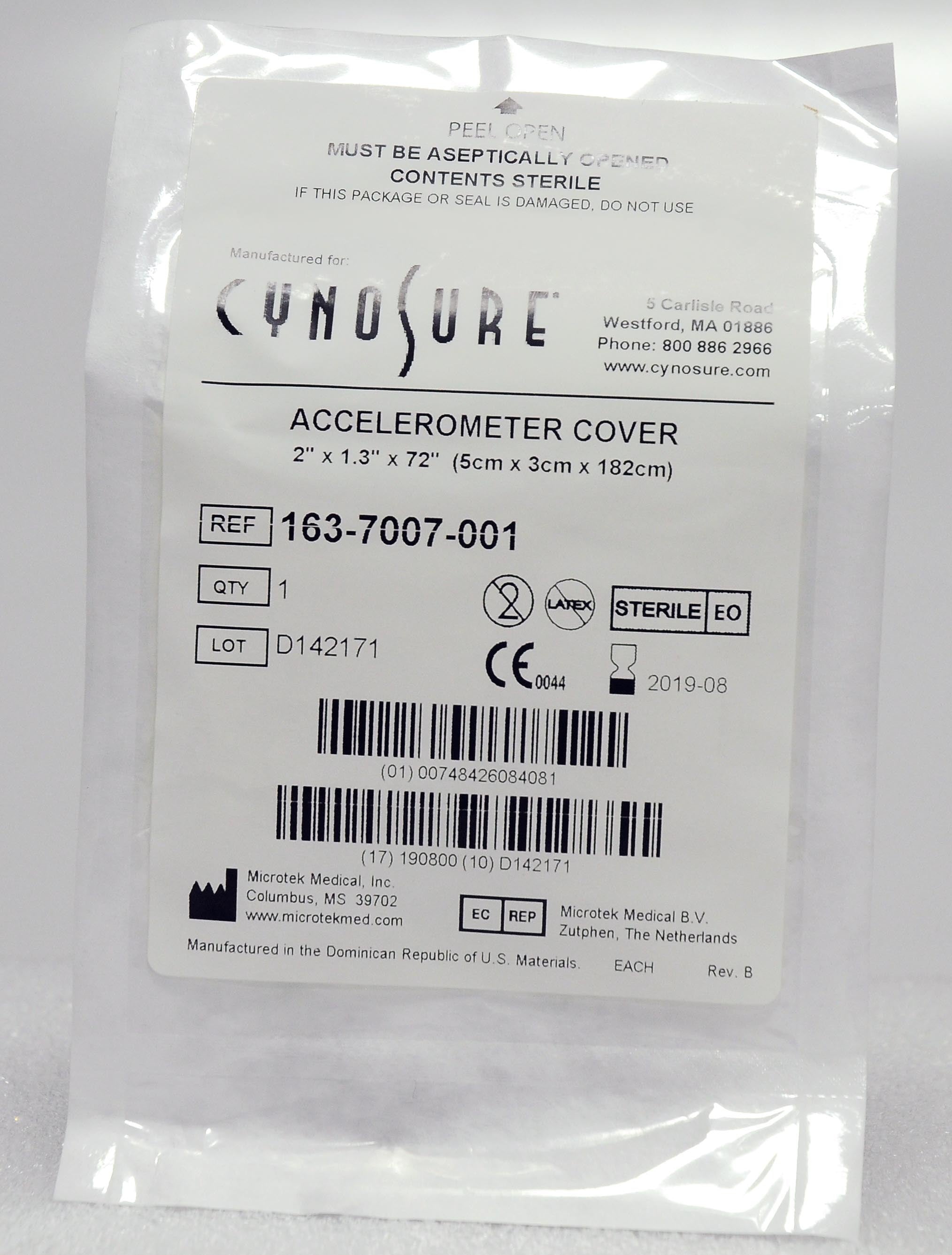 Cynosure Accelerometer Cover - Box of 23 - P/N: 163-7007-001