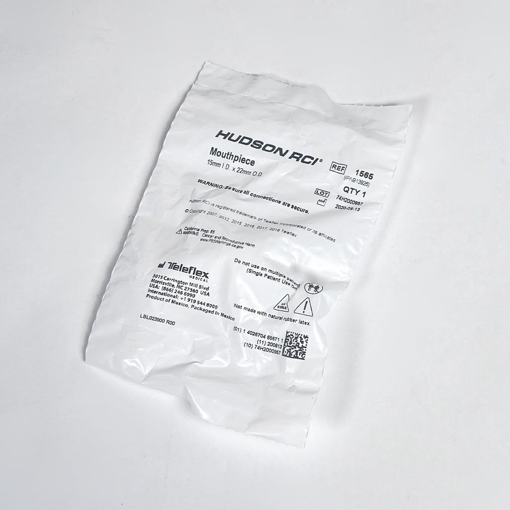 Hudson RCI Standard Universal Mouthpiece 15mm I.D / 22mm O.D x 31 Piece 1565