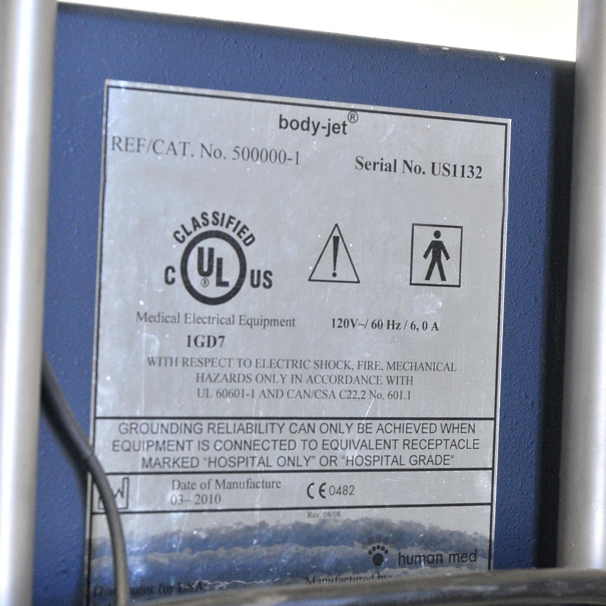 2010 Human Med Body-Jet Lipoplasty Cannulae Cannula Body Contouring Parts Unit