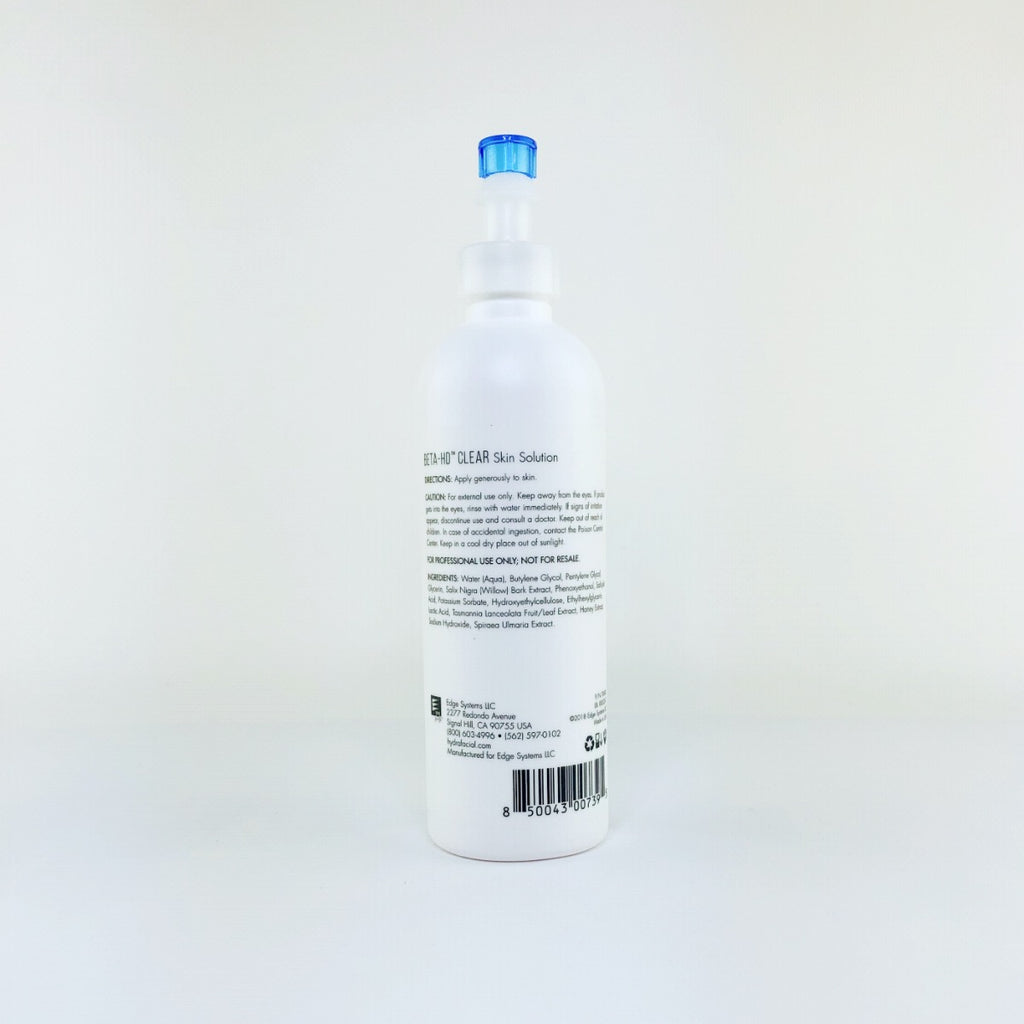 Hydrafacial Beta-HD Clear Hydrating 8fl oz Solution PN: 70406