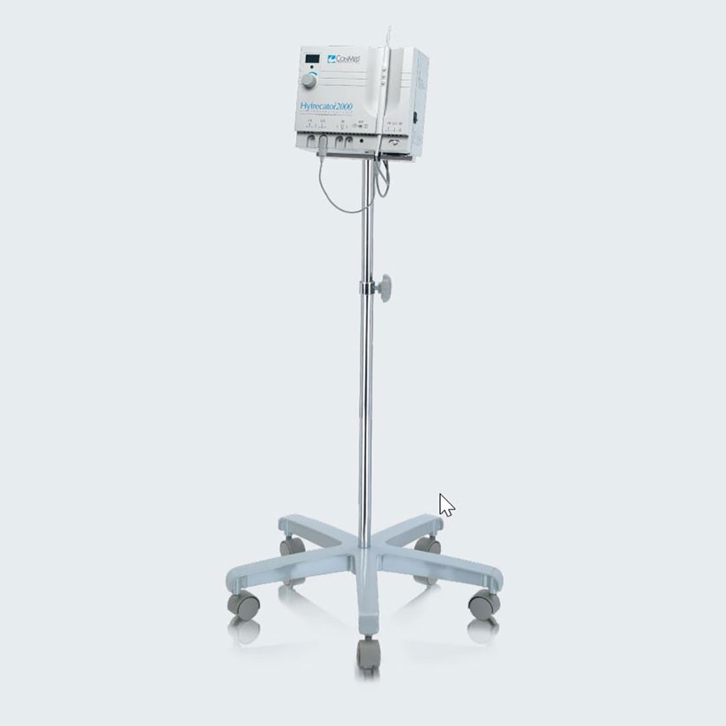 ConMed Hyfrecator (ESU) Adjustable Telescoping Mobile Stand / Wheel Mount 7-900-1