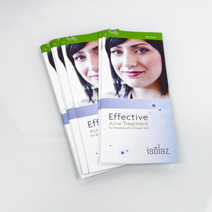 Solta Isolaz IPL Laser Effective Acne Therapy Skin Rejuvenation Brochure 8Pc