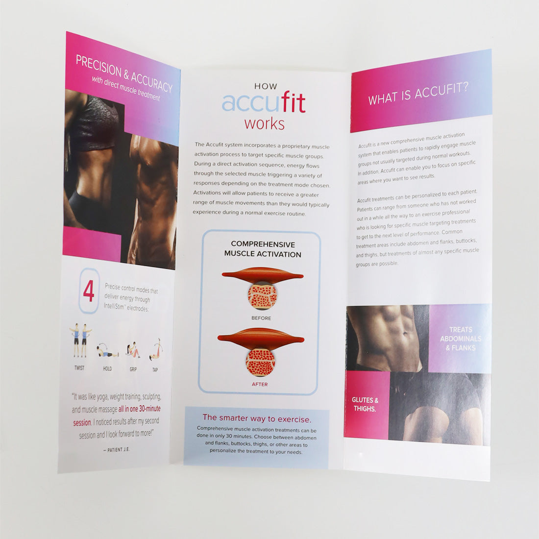 Lutronic Accufit Define Muscles Strength Power Stand and Brochures x56 Pc