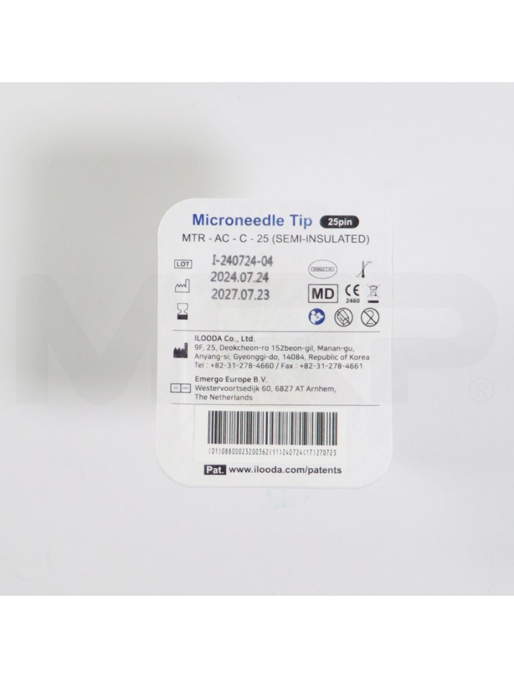 Ilooda SecretRF Microneedle Tip 25-Pin Semi-Insulated MTR-AC-C-25 - Single