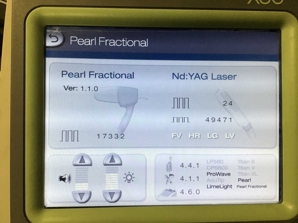2013 Cutera Pearl Fractional ErYSGG Laser Skin Scar Deep Resurfacing 17K shots