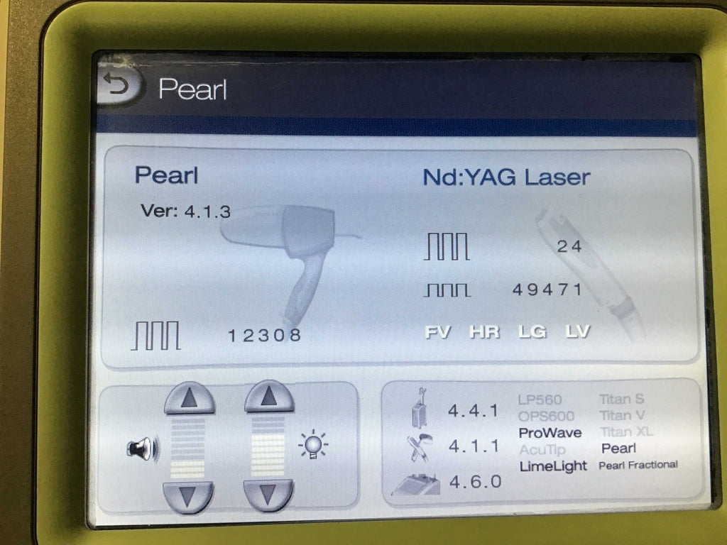 2012 Cutera Pearl ErYSGG Wrinkle Age Spots Ablative Resurfacing Laser 12K Pulse