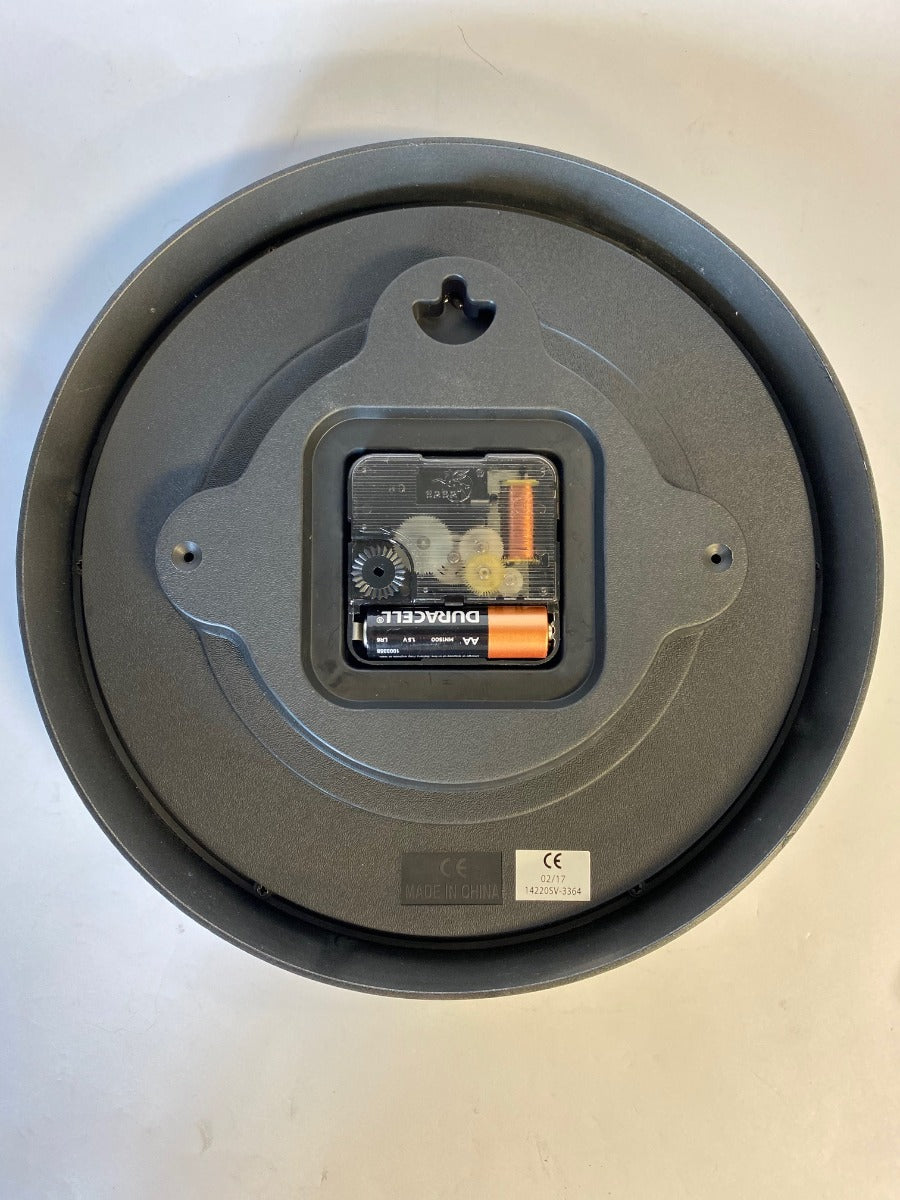 Traditional 9" Wall Clock For Office Warehouse School/ Batteries Not Included