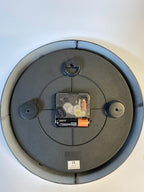 White Traditional 9" Wall Clock For Office Warehouse School Edition AA Battery