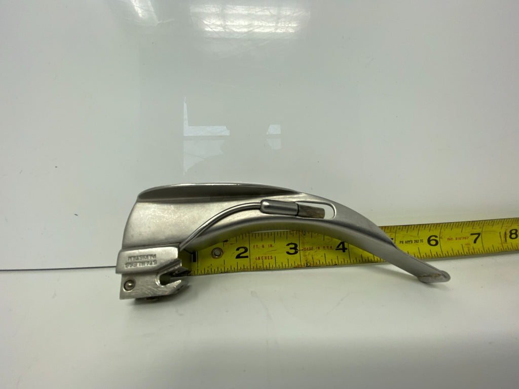 SunMed Med Macintosh 3 Blade Mac 3 Fiber Optic Laryngoscope 5" Inches Sold AS IS