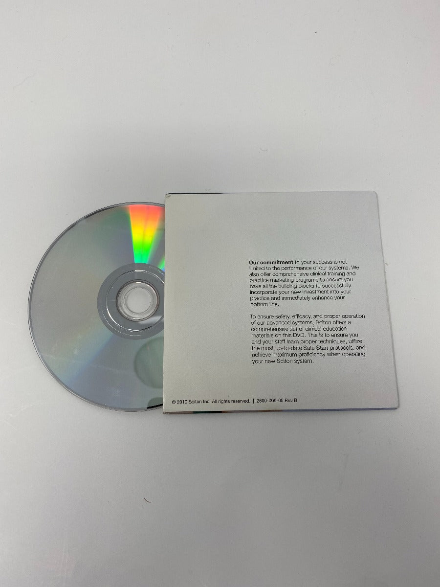 Sciton CD Safe Start Disk Clinical Education Practice Marketing Support Tool Kit