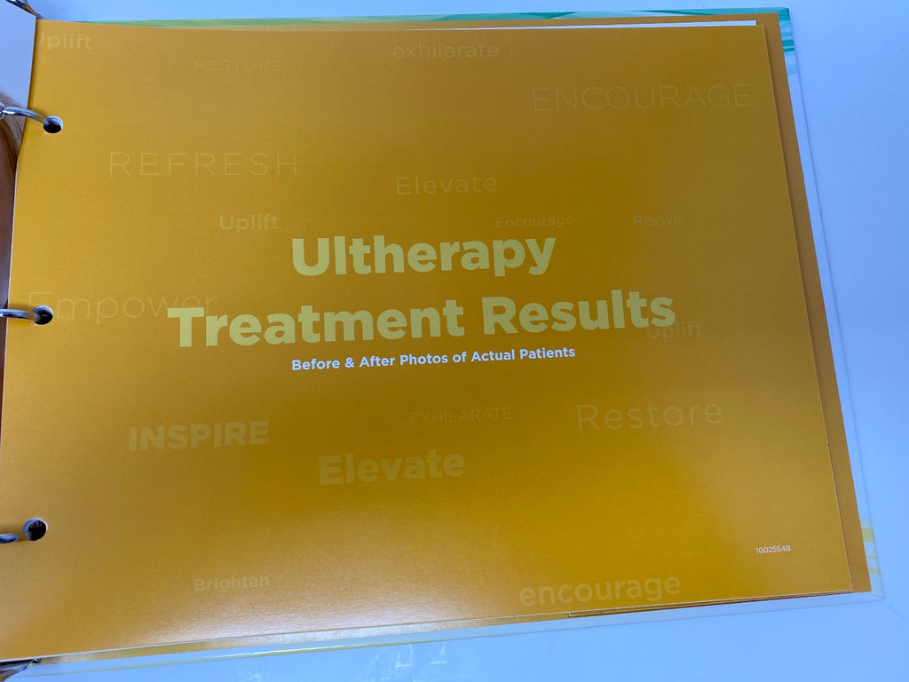Ultherapy Binder Lift Eyebrow Neck Tissue Before & After Treatment Slideshow