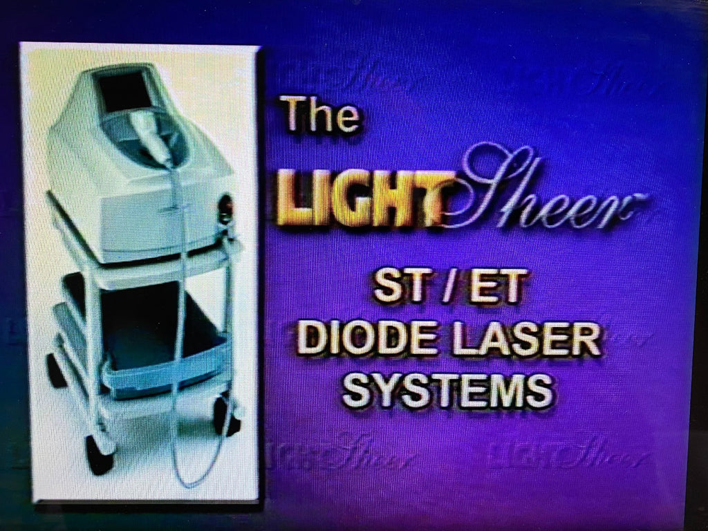 Lumenis Light Sheer Diode Laser LightSheer Digital Operators Manual CD 50 Min