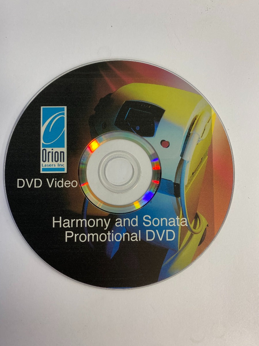 Orion Lasers Inc DVD Video Harmony and Sonata Promotional Patient Office Loop