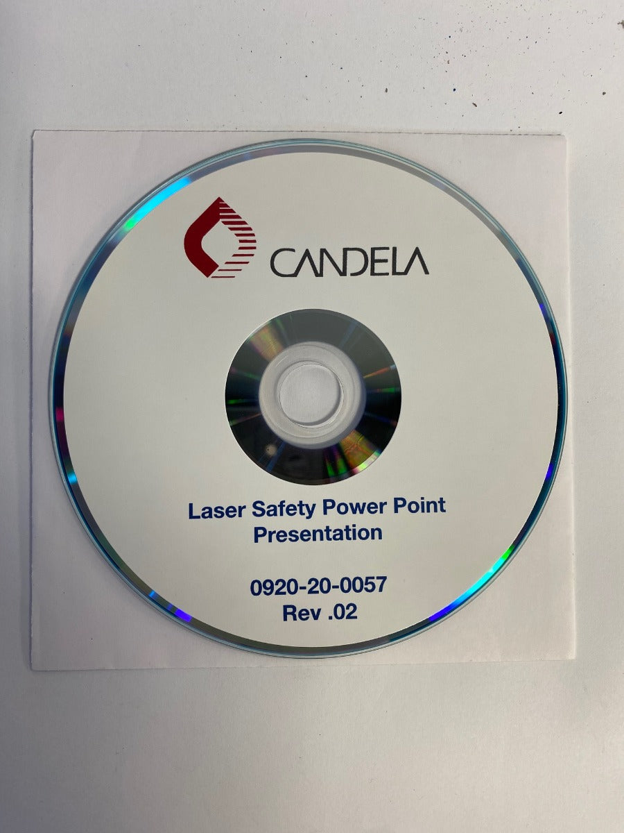 Candela Laser Safety Power Point Presentation Laser Nd:YAG Eye Protection CD DVD