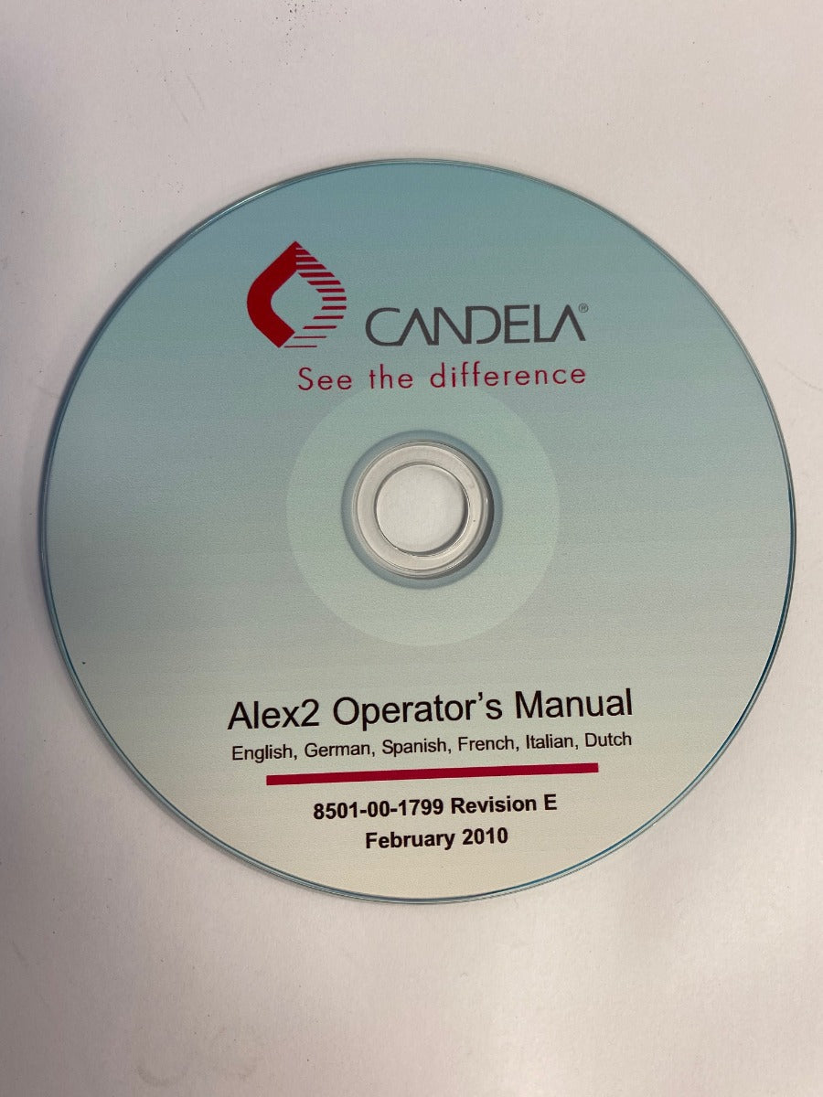 Candela Alex TriVantage Laser System Alex2 Operators Manual 6 Languages Feb 2010